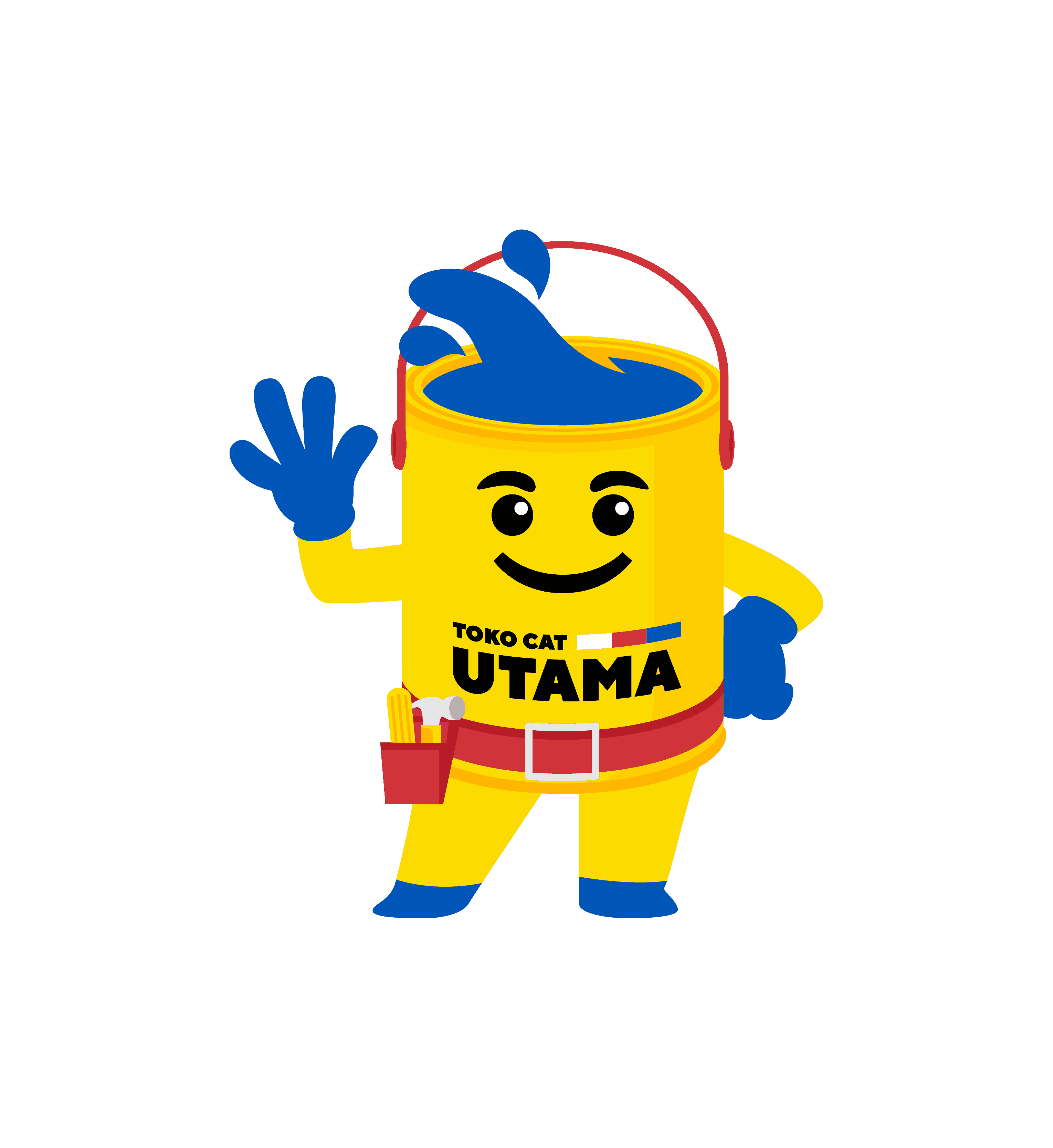 Maskot Toko Cat Utama untuk program Loyalty Member Utama